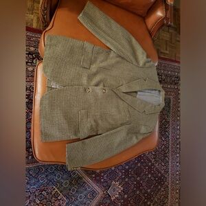 Oxford Cannoly’s checked Blazer jacket & beige pants.Very good condition.